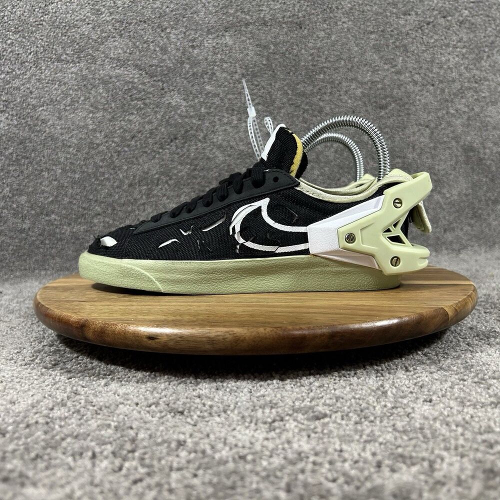 Nike Blazer Low X Acronym DO9373-001 Mens Size 4.5 Black Olive Aura Shoes New - Picture 6 of 15